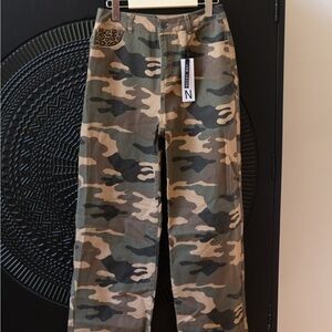 Noisy May Camouflage Cargo Pants
